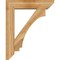 Ekena Millwork Imperial Slat Rough Sawn Bracket w/ Offset Brace, Western Red Cedar, 8"W x 34"D x 42"H BKT0806X34X42IMP06RWR - alternate 2